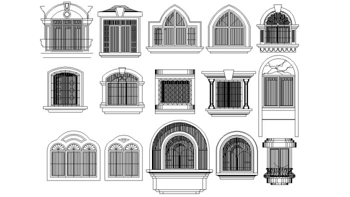 Cad windows block blocks file autocad dwg architecture size format