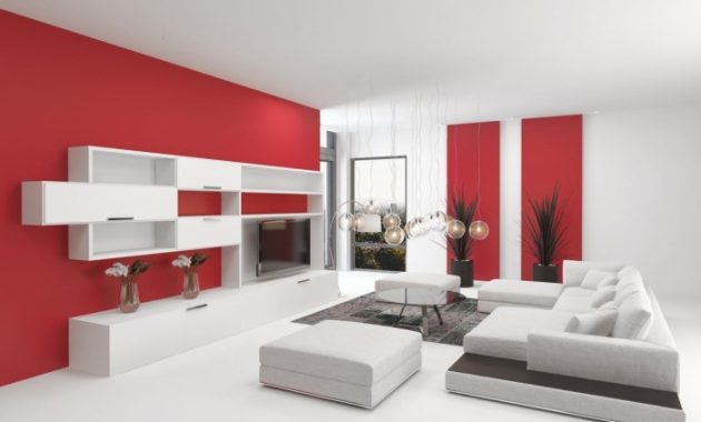 Desain Interior Rumah Mungil Hitam Merah