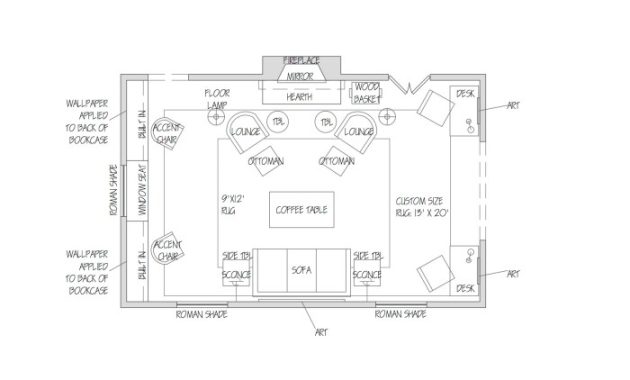 Wohnzimmer Grundriss Maße Planung & Gestaltung