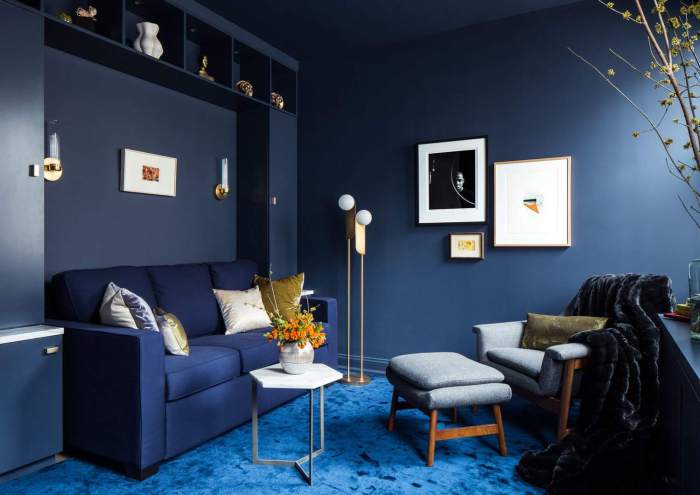 Wohnzimmer hellblaue wand