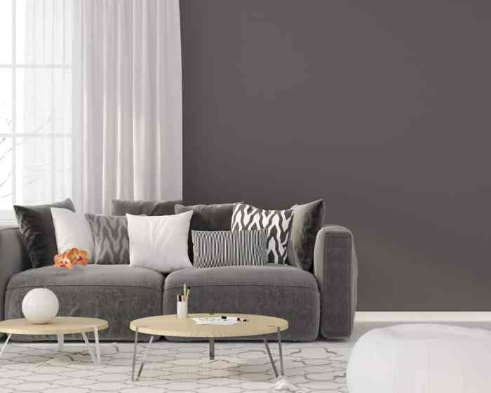 Wohnzimmer graues sofa welche wandfarbe