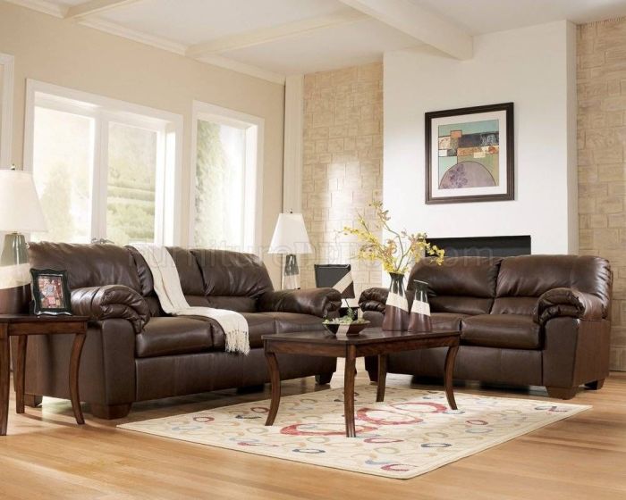 Brown leather couch room decor living sofa dark ideas decorating furniture sectional couches pillows sofas chocolate colors black design choose