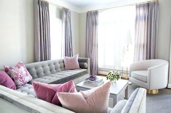 Pink grey room living wall design color mauve decor walls interior picture poster berry inspiration scheme together choose board