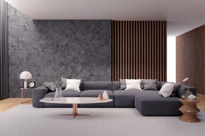 Wohnzimmer wand ideen modern