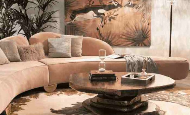 Wohnzimmer grau und gold Edle Eleganz