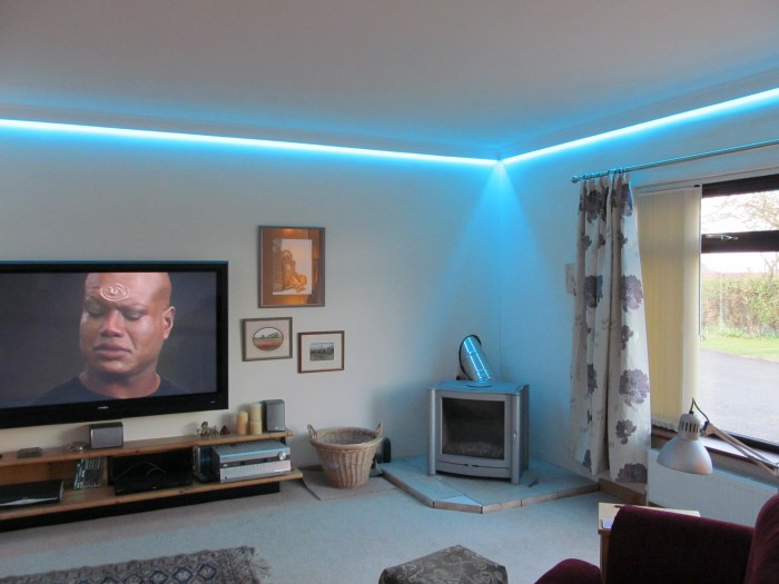 Wohnzimmer led ideen